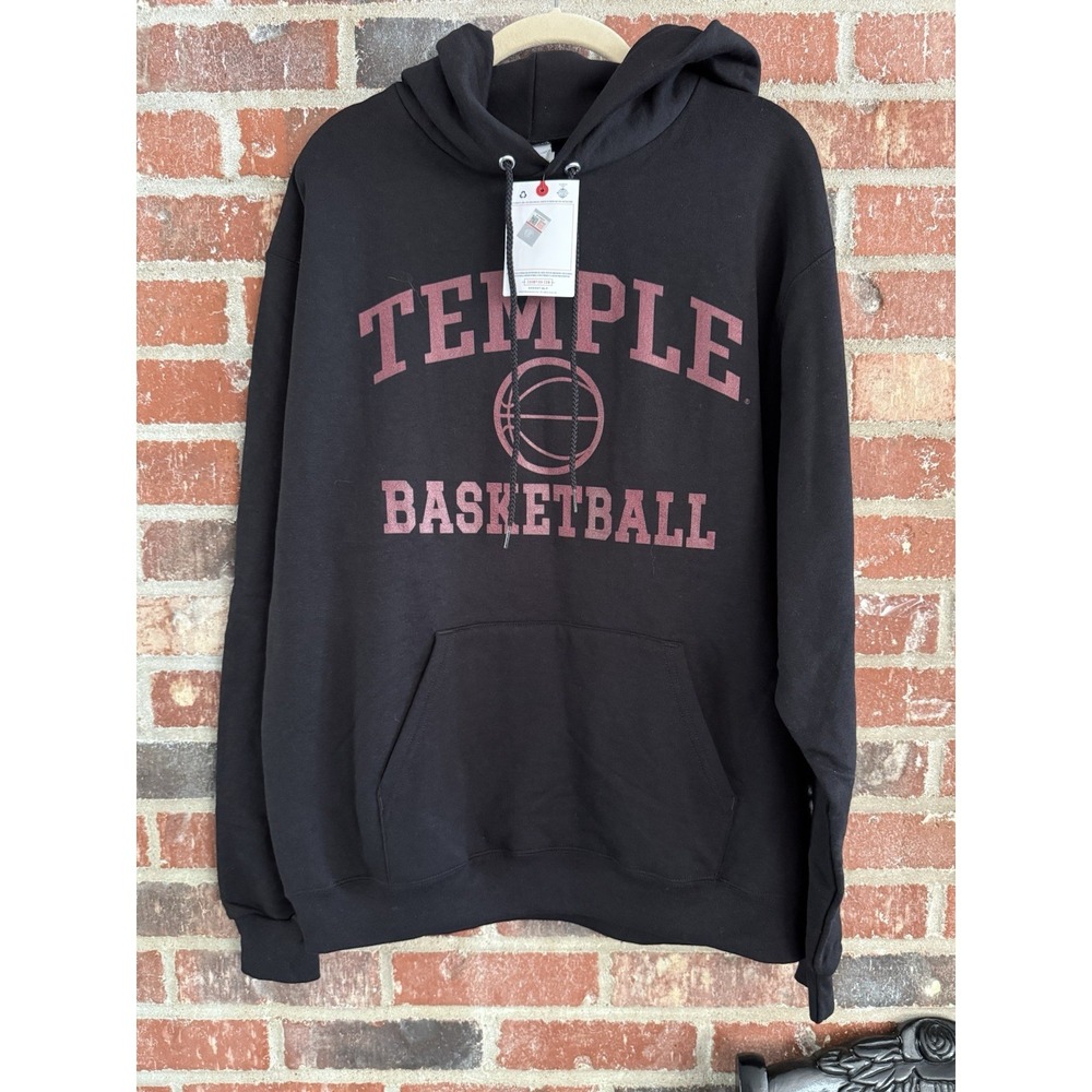 Men's Champion Black Temple Owls Icon NWT Size L